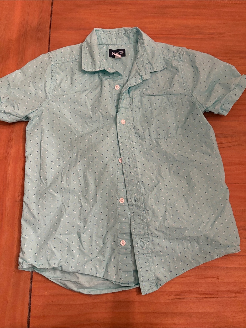 The Children's Place Large short sleeve button down